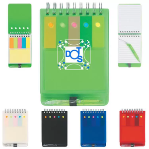 Biểu Tượng Tùy Chỉnh Xoắn Ốc Notepad Nhật Ký Nhựa Bìa Nhỏ Máy Tính Xách Tay Với Bút Cho Cuộc Họp - Product Image 1