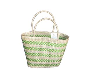 Sac cabas tressé léger et tendance en jacinthe d'eau Urban Life – Look moderne – Exportation internationale – Vente en gros - Product Image 1