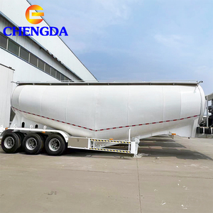 Semi-remorque citerne robuste en acier de type V pour le transport de ciment et de cendres volantes en vrac - Product Image 1