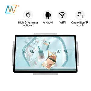 42 43 inch open frame network android wifi pcap touch screen monitor with remote management