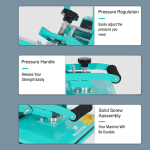 Mecolour Máy Ép Nhiệt Bán Chạy Máy In Áo Thun Được Ce Phê Duyệt Máy Ép Nhiệt 23*30Cm - Product Image 3