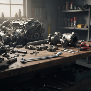 Clé à cliquet à double tête 283 mm en acier, outil hexagonal pour réparation automobile - Product Image 3