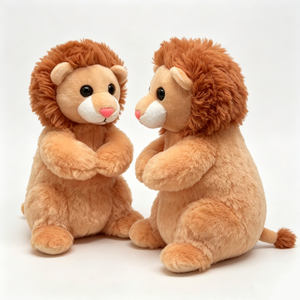 Peluche lion personnalisée, peluche lion douce, jouet en peluche lion, animal en peluche lion, adorable peluche lion, peluche lion douce - Product Image 1