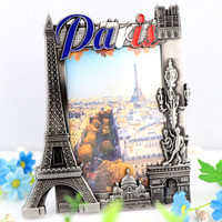 Cadre photo en métal souvenir de la ville de Paris pour la décoration de la maison personnalisée