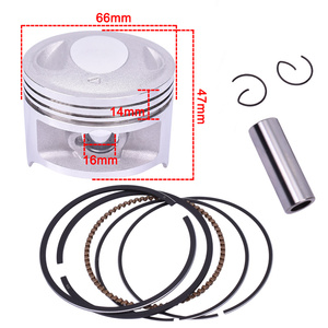 Chuyên nghiệp 200cc Suzuki dr200 DF200 động cơ xe máy Piston 66mm 66.25mm 66.5mm Đường kính piston Pin STD + 25 + 50 Crank cơ chế - Product Image 1