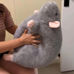 Peluche de Rata Gris ODM, Simulación Adorable, Peluche Gigante, Almohada Suave, Animal de Peluche Realista, Modelo de Juguete de Rata, Muñeca Decorativa, Animales de Peluche - Product Image 3