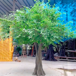 Fabrikversand innerhalb von drei Tagen Anti-UV grüner großer künstlicher Ficus-Banyan-Baum - Product Image 4