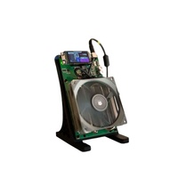 Miner Crypto NerdQaxe + Bitcoin Solo Miner 2.5TH/S 50W 4XBM1368 ASIC Chip de código abierto BTC Silent Miner Metal WiFi