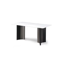 Ensemble table et chaises de salle à manger modernes en marbre et acier au carbone pour petits espaces - Prêt pour la maison et le bureau