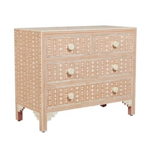 Tienda de muebles de madera India Diseño decente Cómoda de huesos Buffet de incrustaciones de huesos para comprar de la decoración del hogar India para suministros - Product Image 2