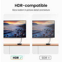 Cable HDMI 2.0 de Alta Velocidad al por Mayor, 4K60Hz 3D HDR, Conector Chapado en Oro, Cable de Audio y Video HD de 1M 3.3 pies para TV Box, Proyector, Monitor
