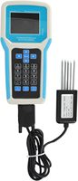 Testeur de sol 5 en 1 avec 5 sondes, mesure de la température, de la conductivité, du NPK, du pH, analyseur de sol portable