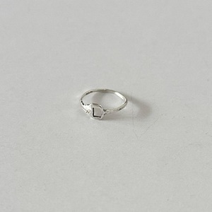 Bague empilable en argent sterling S925, style coréen, rétro minimaliste, motif clé antique, inspirée des influenceurs coréens, vente en gros - Product Image 1