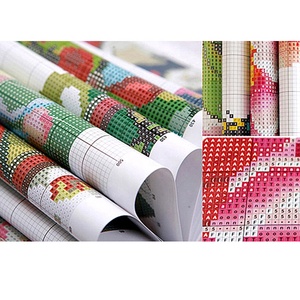 Ensemble d'artisanat en gros <span class=keywords><strong>tissu</strong></span> en coton animal mignon estampillé broderie artisanat couture au <span class=keywords><strong>point</strong></span> <span class=keywords><strong>de</strong></span> <span class=keywords><strong>croix</strong></span> - Product Image 5