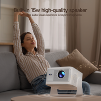 Projecteur Intelligent HY350 MAX 900 ANSI Full HD 1080P Portable WiFi6 Commande Vocale Stéréo HIFI Enceintes Intégrées Cinéma Maison