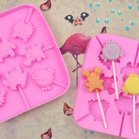 Moule à glace en silicone à 8 cavités Mini Monster outil de gaufrage avec logo personnalisé emballage durable pour les vacances