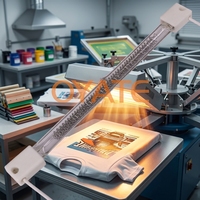 Séchoir à sérigraphie haute efficacité 208V 1500W avec lampe chauffante infrarouge pour un séchage rapide de l'encre
