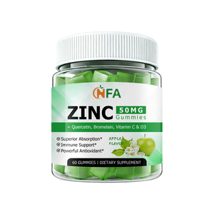 OEM ODM Zinc Gummies with Vitamin C D3 Zinc Quercetin SupportsImmune Skin Cellular Repair Antioxidant Energy Focus - Product Image 1