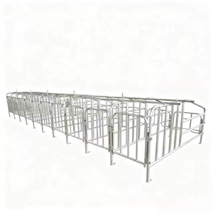 Box di gestazione personalizzato <span class=keywords><strong>per</strong></span> scrofe con mangiatoia, zincato a caldo, resistente, con barra di delimitazione e posizionamento <span class=keywords><strong>per</strong></span> attrezzature <span class=keywords><strong>per</strong></span> allevamenti suini - Vendita all'ingrosso - Product Image 2