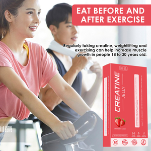 Aeglewell  Créatine en bâtonnets de gelée sans sucre, gelée de Petin, renforce les lignes musculaires, bâtonnets de gelée de créatine pour booster l'énergie avant l'entraînement - Product Image 5