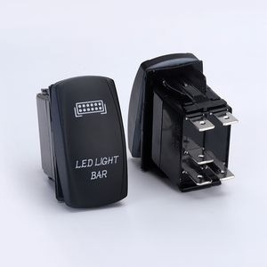 WELFNOBL, высокое качество, 20 А, 10 А, Электрический красный светодиодный светильник, 12 В, 24 В, переключатель постоянного тока, водонепроницаемый 5-контактный автомобильный лодочный тумблер - Product Image 4