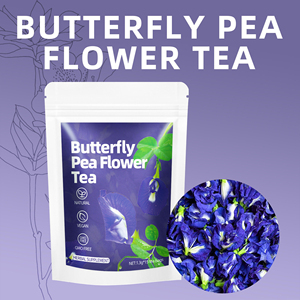 Té de Flor de Guisante Mariposa Seca de Marca Privada, Té Azul Natural para Bebidas y Repostería, Suministro de Fábrica OEM, Venta al por Mayor a Granel - Product Image 2