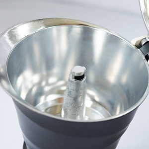 Cafetera Espresso Clásica Personalizada para Estufa, Nuevo Diseño, Cafetera Moka de Aluminio con Tapa, Estilo Europeo Ecológico para Uso Doméstico - Product Image 4