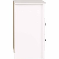 Table de chevet JIAMEIJIA haut de gamme sur mesure avec étagère ouverte et base incurvée pour un rangement multi-scènes
