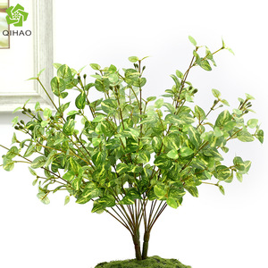 Hojas de Begonia Artificiales, Flor de Seda de Alta Simulación, Decoración de Interiores para el Hogar, Vegetación de Escritorio - Product Image 3