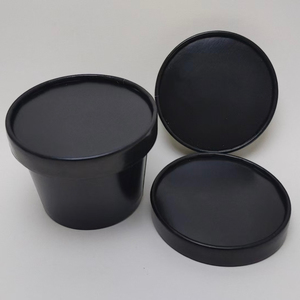 Custom Ice Cream <b>Cup</b> 2oz 4oz 6oz 8oz 12oz Big Small Frozen Yogurt <b>Cup</b> Gelato Bowls 1oz-32oz <b>Disposable</b> Paper <b>Cup</b> with Paper Lid - Product Image 3