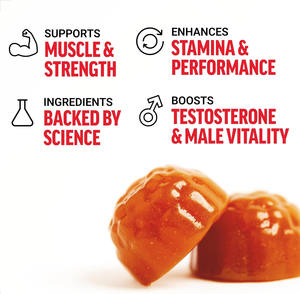 ओम टेस्टो गुम्मस पुरुषों के पूरक के लिए मैका, फेनुग्रेक. धीरज पूरक के लिए 60 गुम्मस - Product Image 2