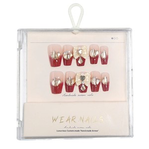 ขายส่งเล็บปลอมเพ้นท์ลายเจล 10 ชิ้น สวยงามหรูหรา ดีไซน์สั่งทำได้ ทำมือ - Product Image 3