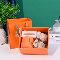 Cadeaux promotionnels de mariage pour invités, souvenirs d'anniversaire, tasse à café, cuillère, serviette pour femmes, demoiselles d'honneur, tasse en céramique, ensemble de cadeaux