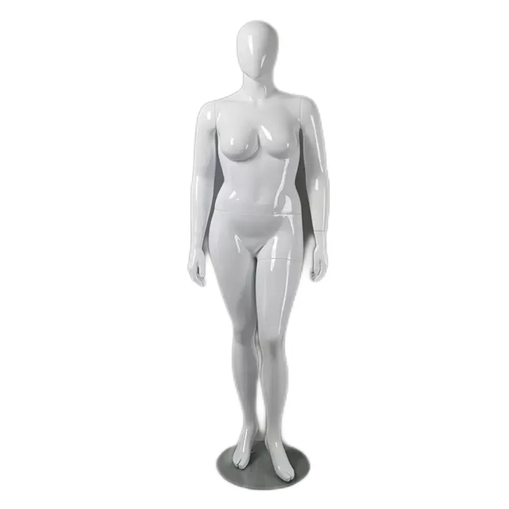 Verkopen Etalage Etalagepoppen Mannequins Full Body Standing Mode Levensechte Plus-Size Dames Plus Size