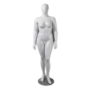 Vente Fenêtre Vêtements Affichage Mannequins Mannequins Corps Entier Debout Mode Réaliste Plus-size Femme Femmes Plus Size - Product Image 2