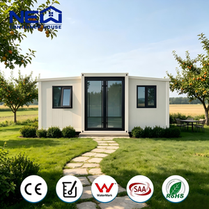 Casa Contenedor Expandible de Acero con Diseño Moderno, Construcción <span class=keywords><strong>Modular</strong></span> Prefabricada para Oficina en Casa o Sala de Estar - Product Image 1