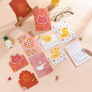 Tarjeta de Felicitación Personalizada con Impresión Normal de Dibujos Animados para el Día de Año Nuevo, Tarjeta Pequeña Creativa para Bodas, Tarjeta con Mensaje de Bendición - Product Image 1