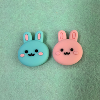 Capuchons de joystick en silicone motif lapin mignon pour manettes PS5, PS4, Switch 2, Xbox One – Lot de 2