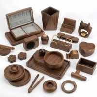 Support de calendrier en bois de noyer de haute qualité, socle pour photo, support pour carte de visite, porte-menu en bois, socle en bois