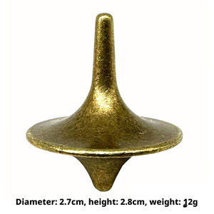 Giroscopio Metálico al por Mayor, Juguete Antiestrés de Mano Plateado Inspirado en Películas, Pequeño Giroscopio para Dedos, Regalos para Niños - Product Image 4