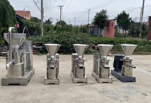 Küresel fabrika nohut macun değirmeni Hummus yapma makinesi badem tereyağı makinesi kemik kırıcı makinesi - Product Image 4