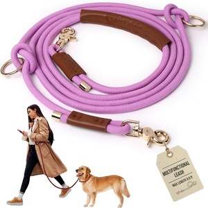 Laisse pour chien personnalisée en corde, laisse de traction pour animaux de compagnie, laisse d'entraînement pour la promenade des chiens de taille moyenne à grande - Product Image 1