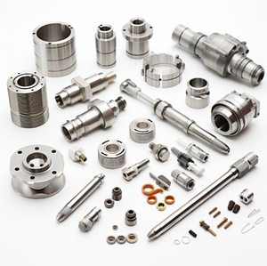 เครื่องกัดวัสดุบรอนซ์ทองแดงสแตนเลสงานกัดระบบ PTFE สำหรับเหล็กพลาสติก CNC - Product Image 2