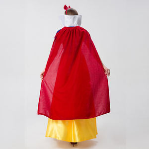 Costume d'halloween adulte blanc neige Cosplay robe <span class=keywords><strong>de</strong></span> luxe à manches courtes robe <span class=keywords><strong>de</strong></span> princesse <span class=keywords><strong>de</strong></span> conte <span class=keywords><strong>de</strong></span> fées magique spectacle - Product Image 6