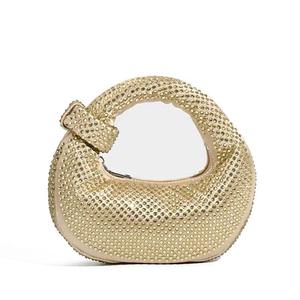 Sac à main personnalisé, nouveau, brillant, avec strass, petit sac à bandoulière scintillant pour femmes, sac de soirée avec diamants brillants - Product Image 3