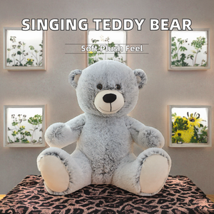 Venta al por mayor personalizado grabable oso de peluche PP algodón relleno con función de canto juguete de peluche - Product Image 2