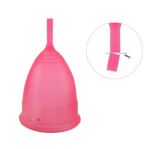 Lớn Cốc kinh nguyệt công suất cao cho dòng chảy nặng Sản xuất tại Trung Quốc Y Tế cấp Silicone tái sử dụng thời gian Cup cho cao cổ tử cung - Product Image 6