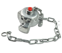 Accouplements Barcelona Adaptateur femelle Capuchon Barcelona en aluminium avec chaîne Accouplements de tuyau d'incendie