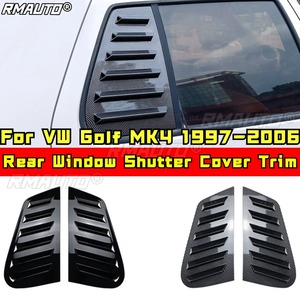For VW Golf MK4 1997-2006 Body Kit Rear <b>Window</b> Shutter <b>Cover</b> Trim <b>Window</b> Louver Side Vent Trim Car Accessories - Product Image 1