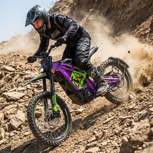 <span class=keywords><strong>Bicicleta</strong></span> Eléctrica de Alta Potencia de 72V 3000W con Motor sin Escobillas de 8000W de Pico, Batería de Litio de 36AH con Autonomía de 85KM, Motocicleta Eléctrica - Product Image 1